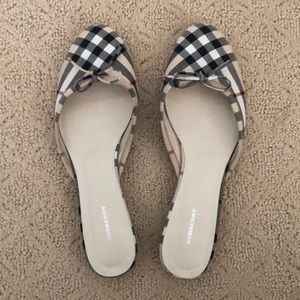 Authentic Burberry slides, size 39 1/2